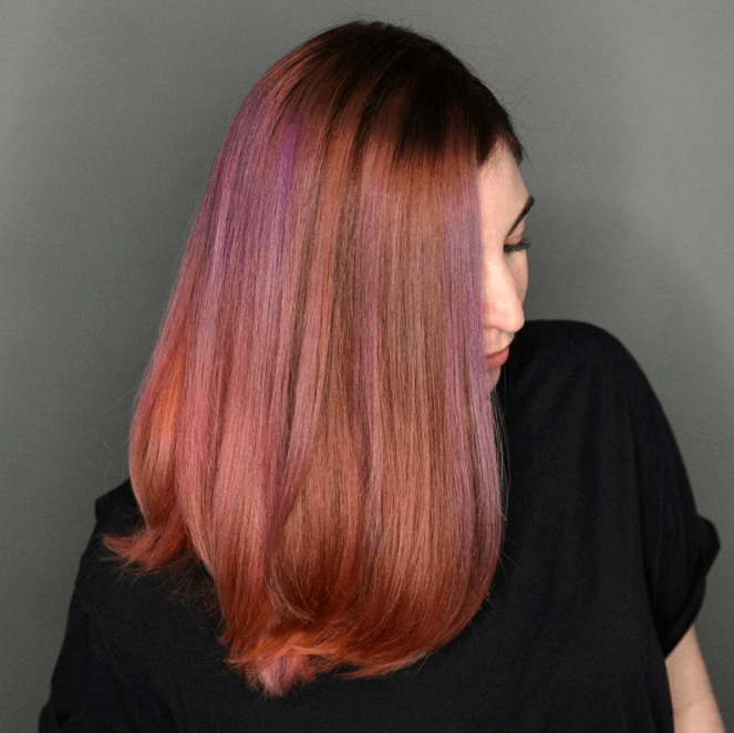 sunset-rose-gold-hair-redken