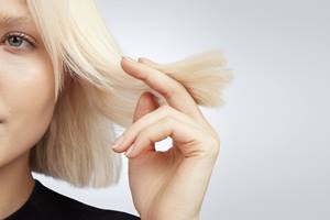 Multi-colored pastel highlights on silver hair