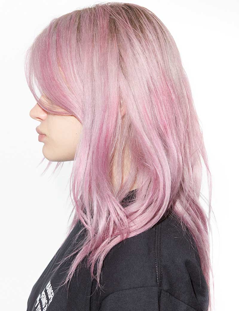 Coloration cheveux quartz rose I Redken Canada