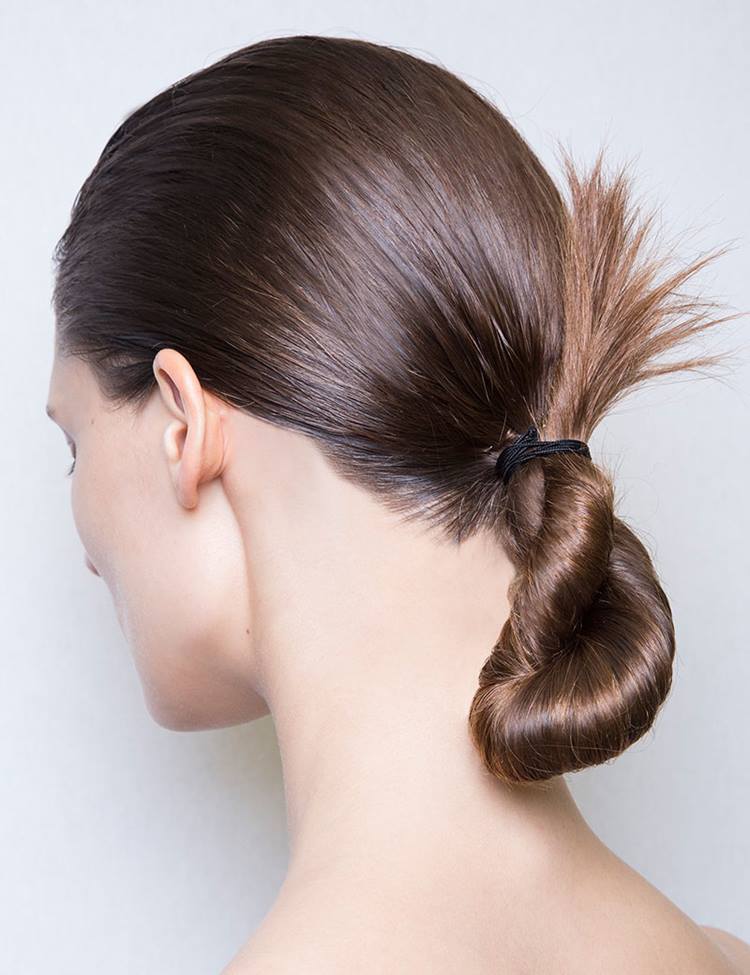 updo with headpiece