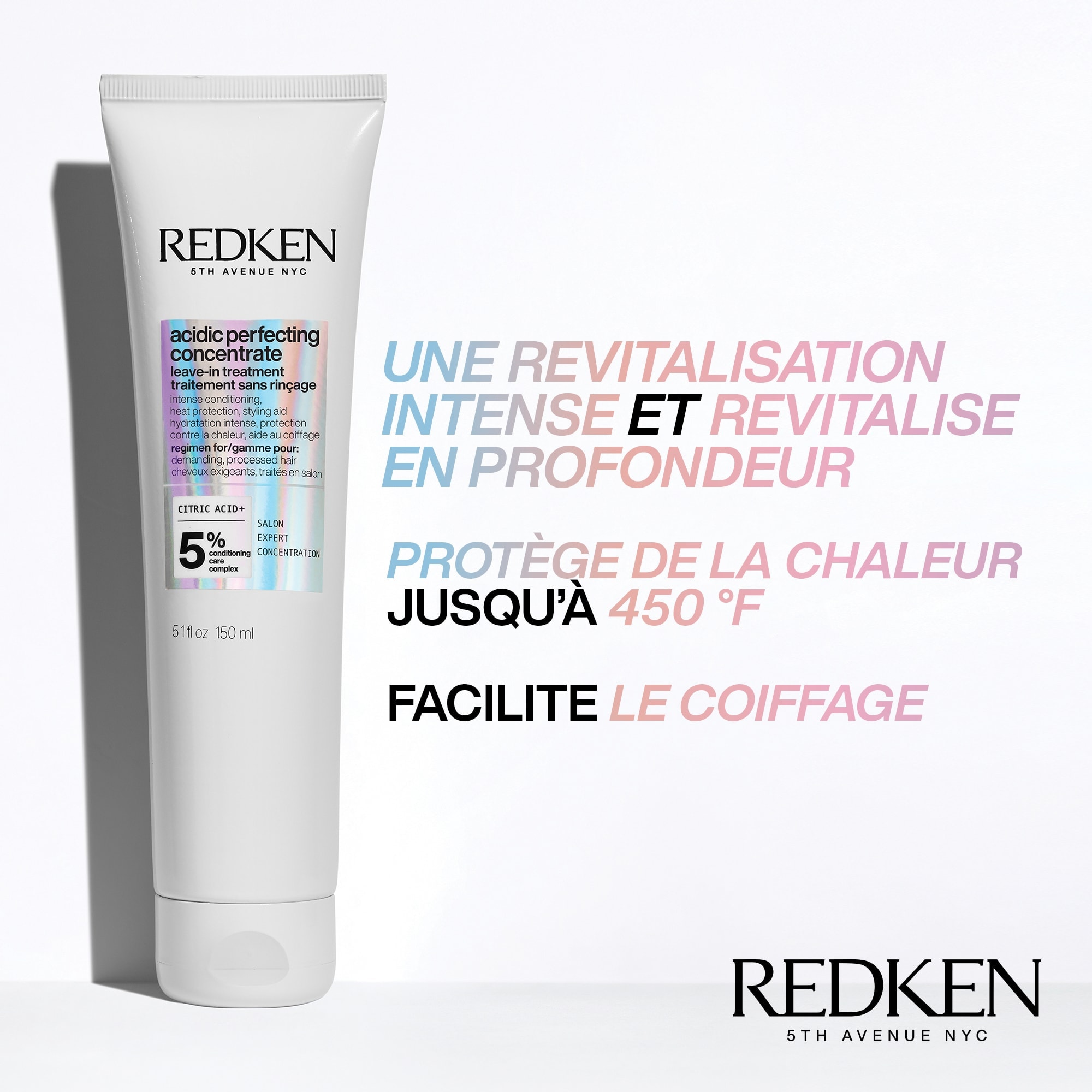 Traitement sans rinçage Acidic Perfecting Concentrate de Redken