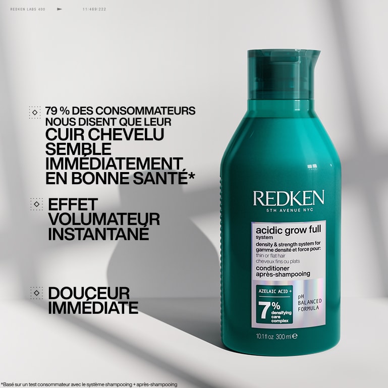 Après-shampooing densifiant Acidic Grow Full System