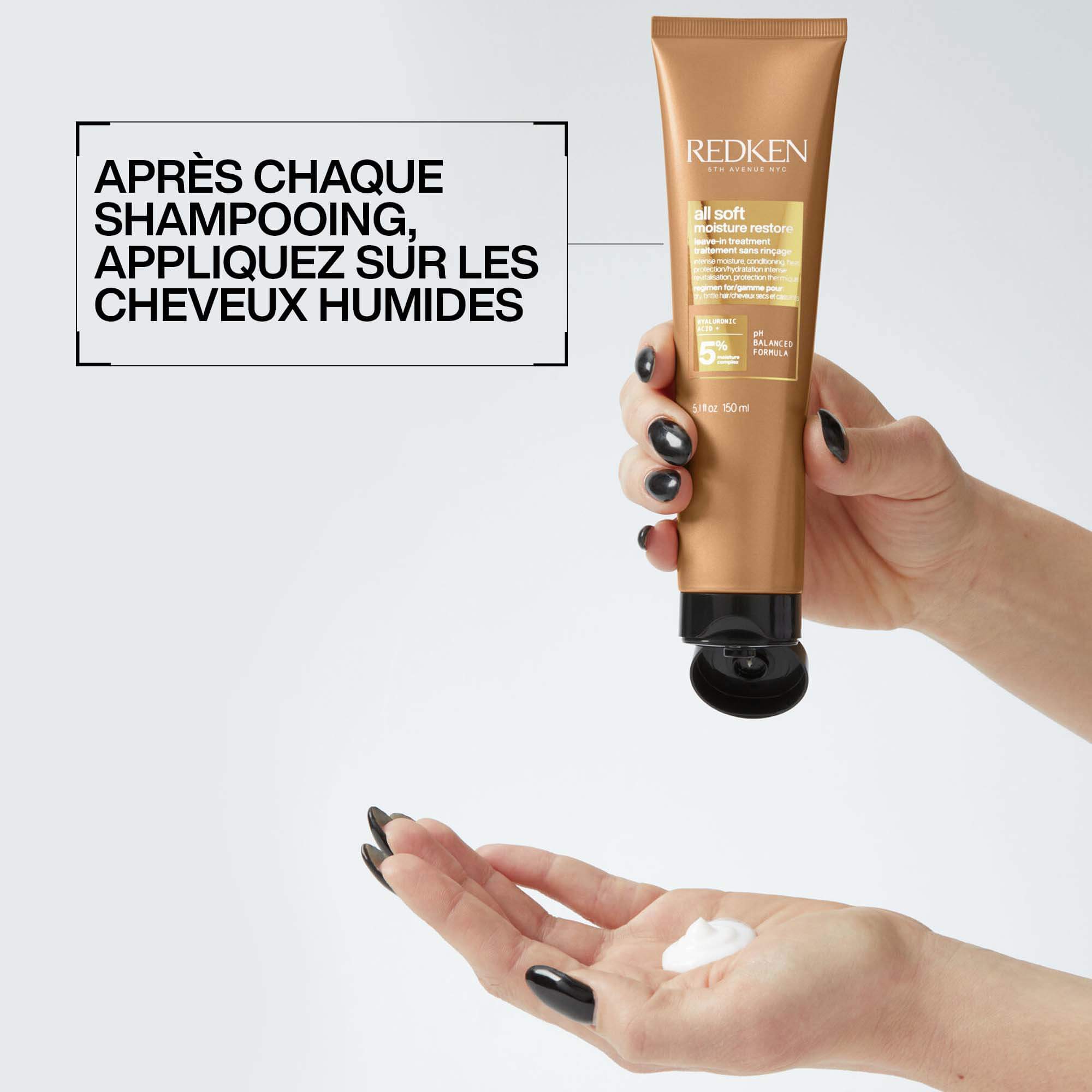 Produit All Soft Moisture Restore Traitement sans rinçage