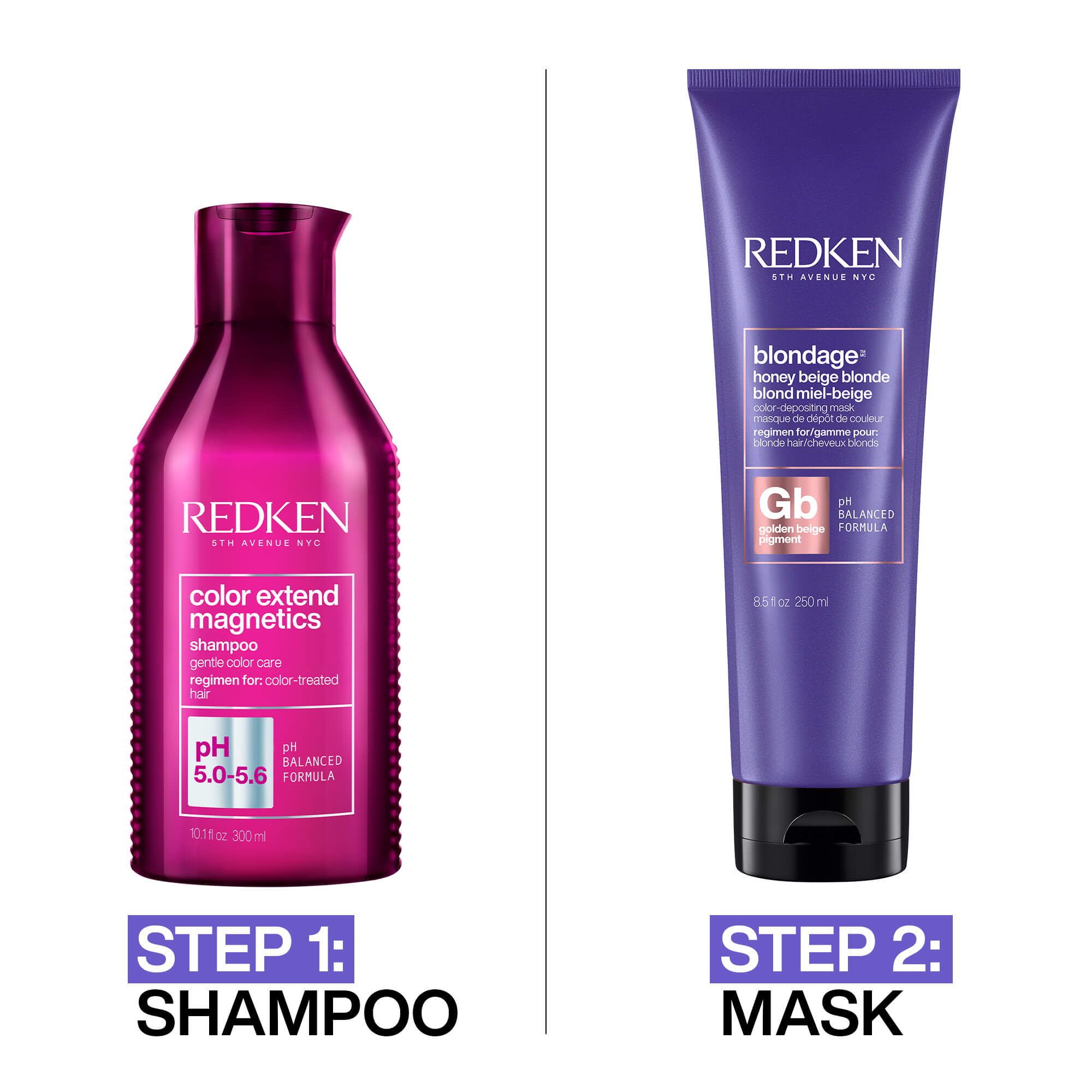 Redken Color Extend Blondage Color Depositing Mask For Honey Beige Blonde Hair Color routine