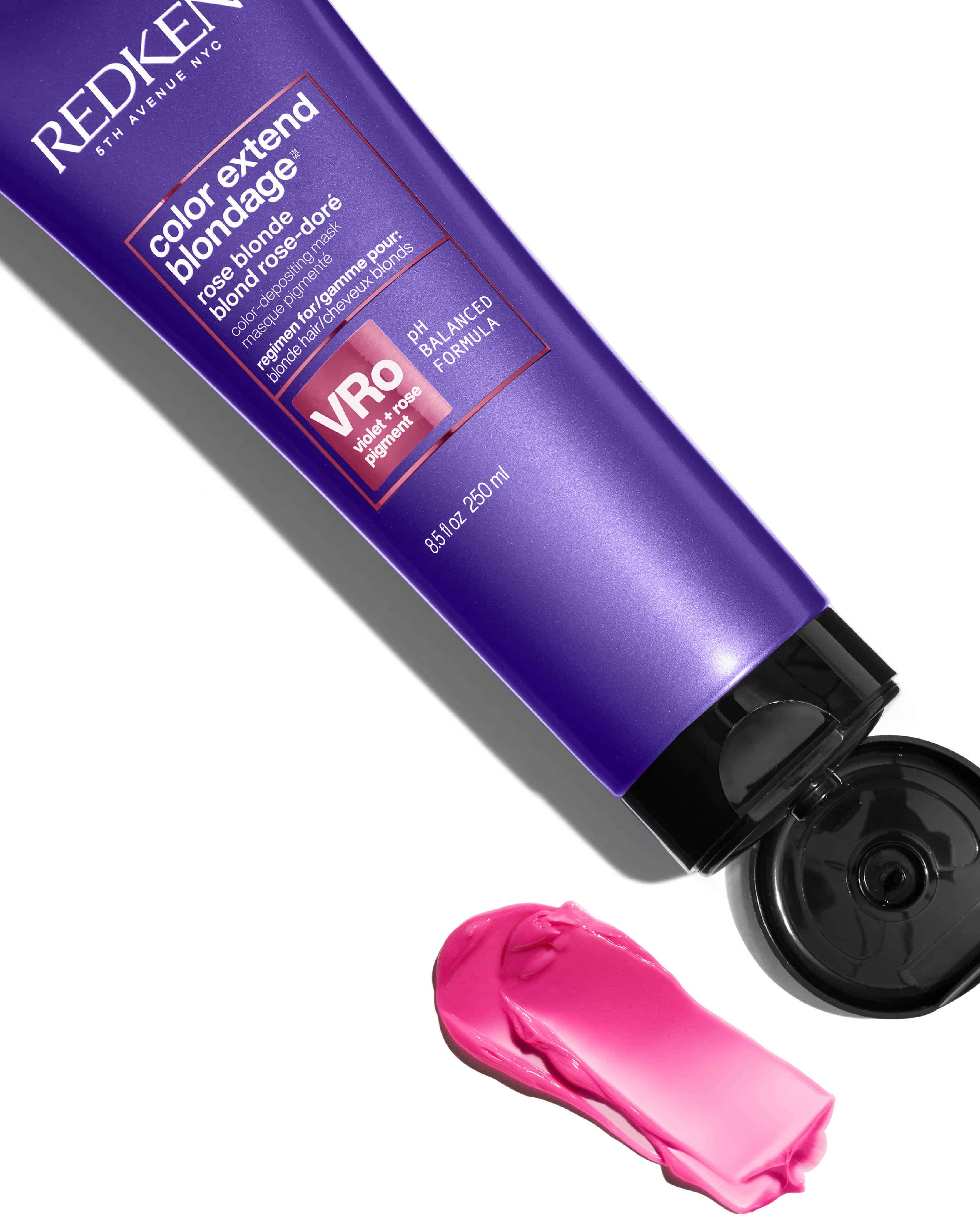 Color Extend Blondage Color Depositing Mask for Rose Blonde Hair Color ByRedken