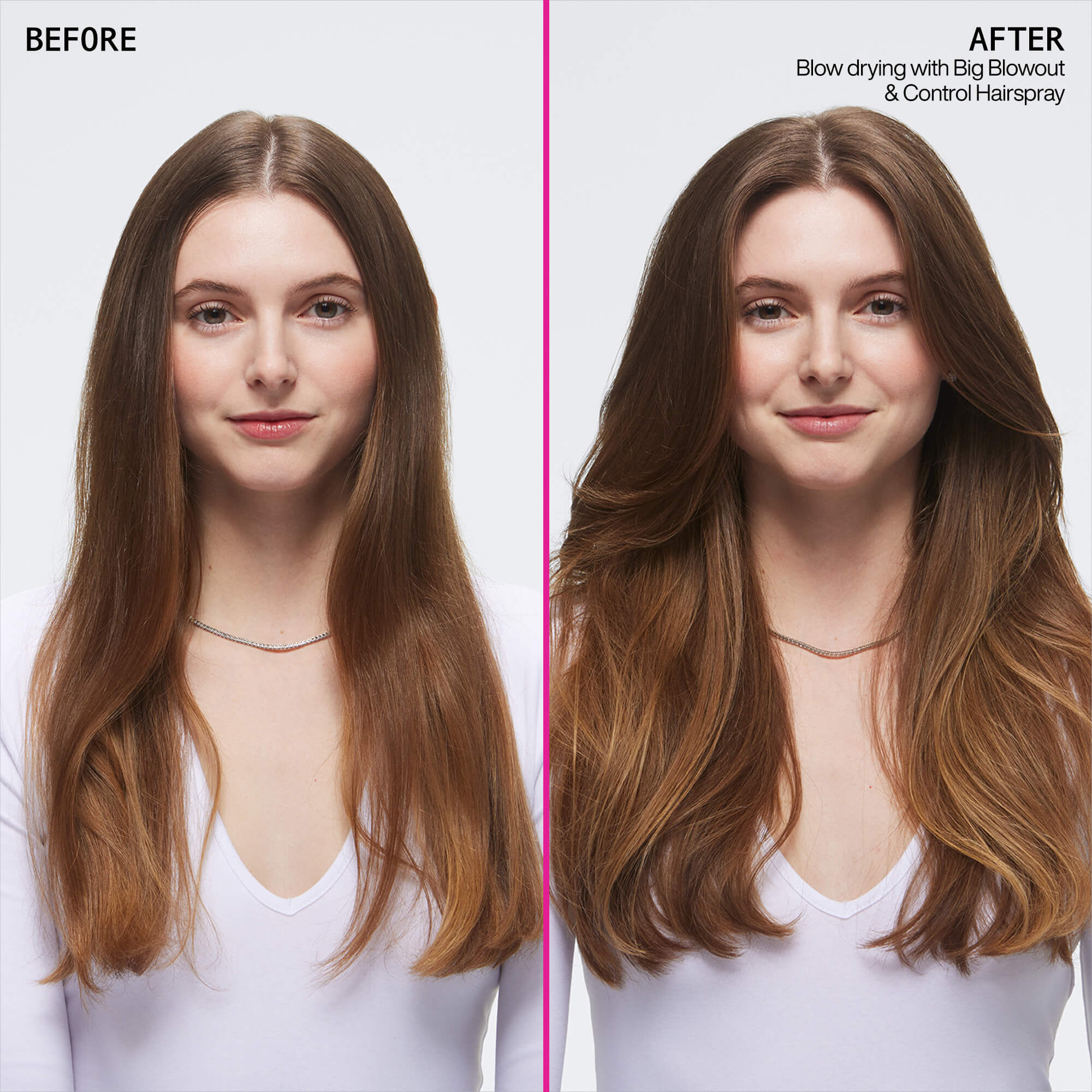 Redken Big Blowout before and after results