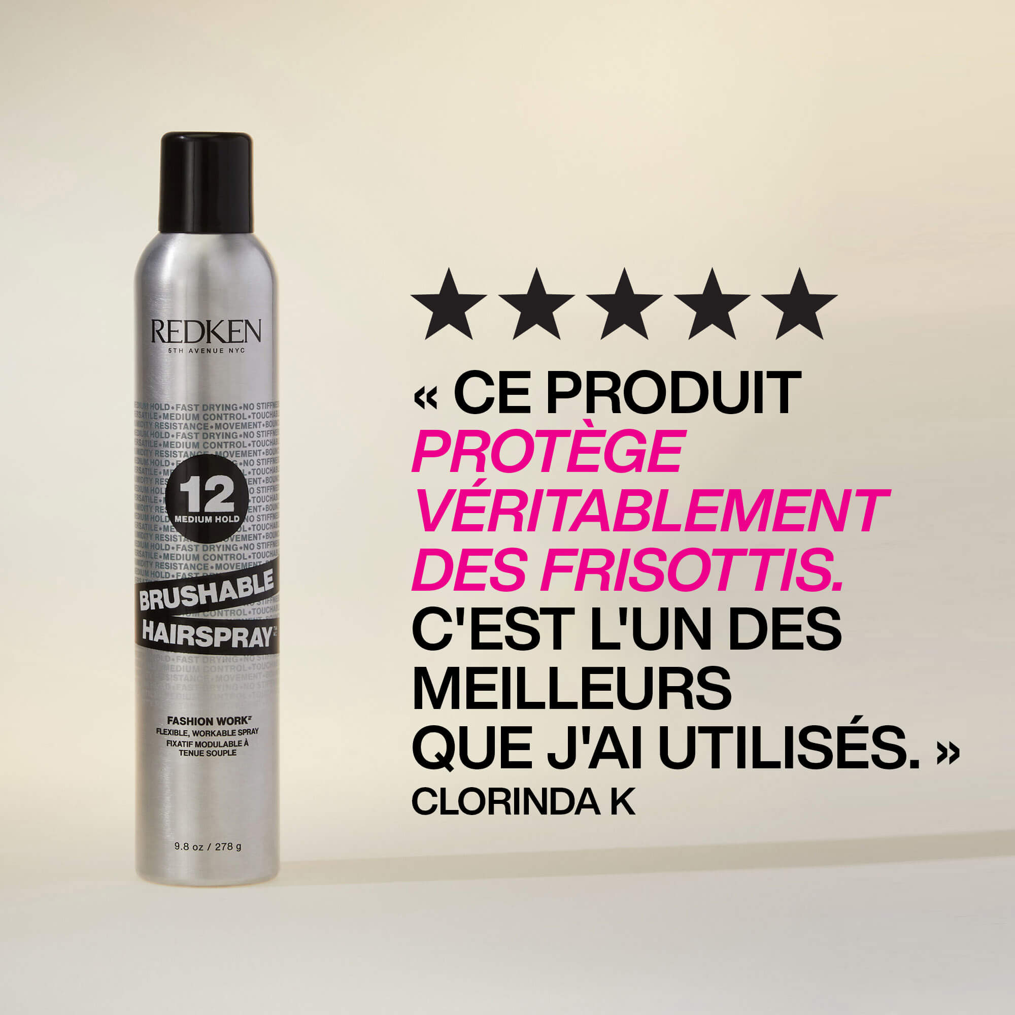 Évaluation du spray fixatif Brushable