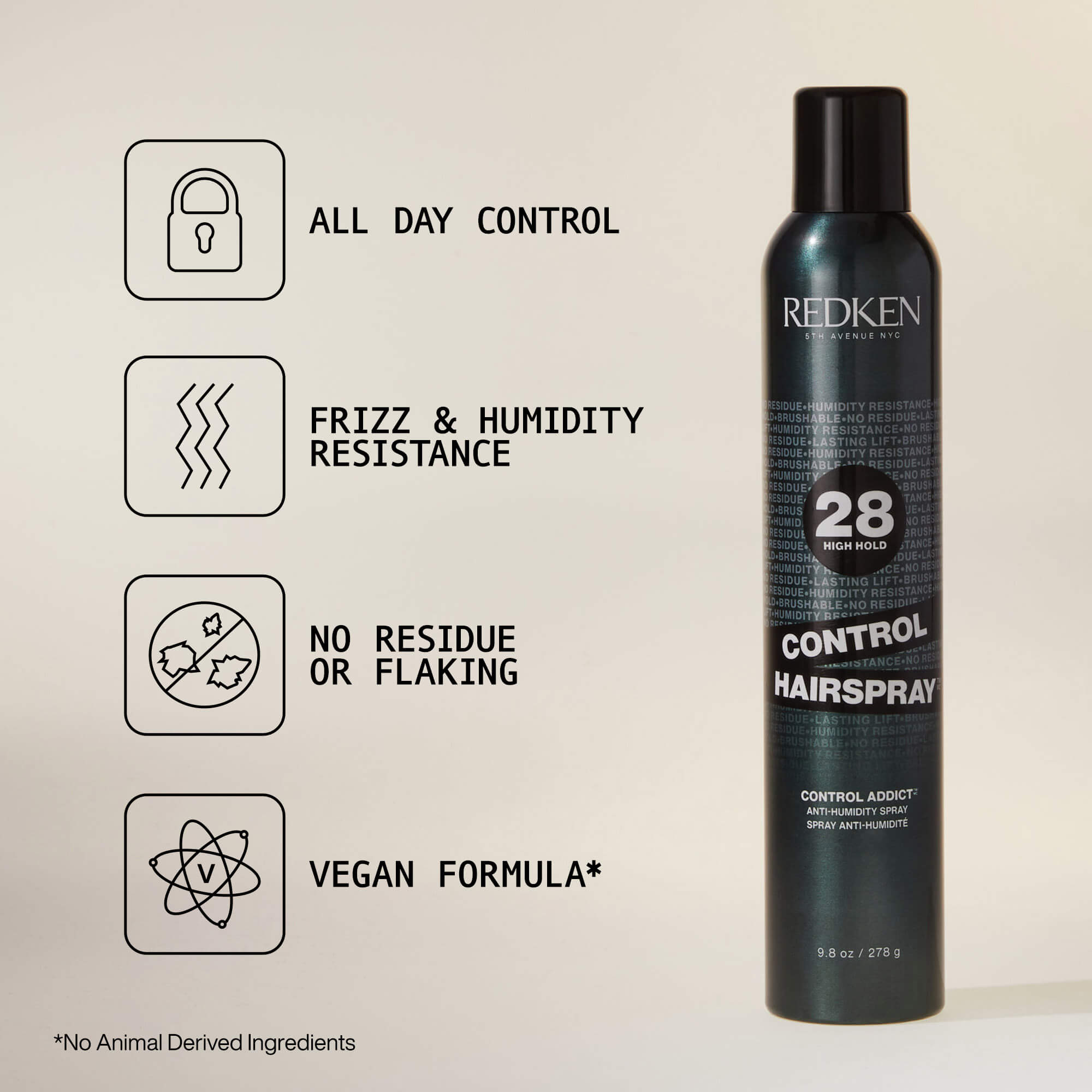 Control Hairspray benefits