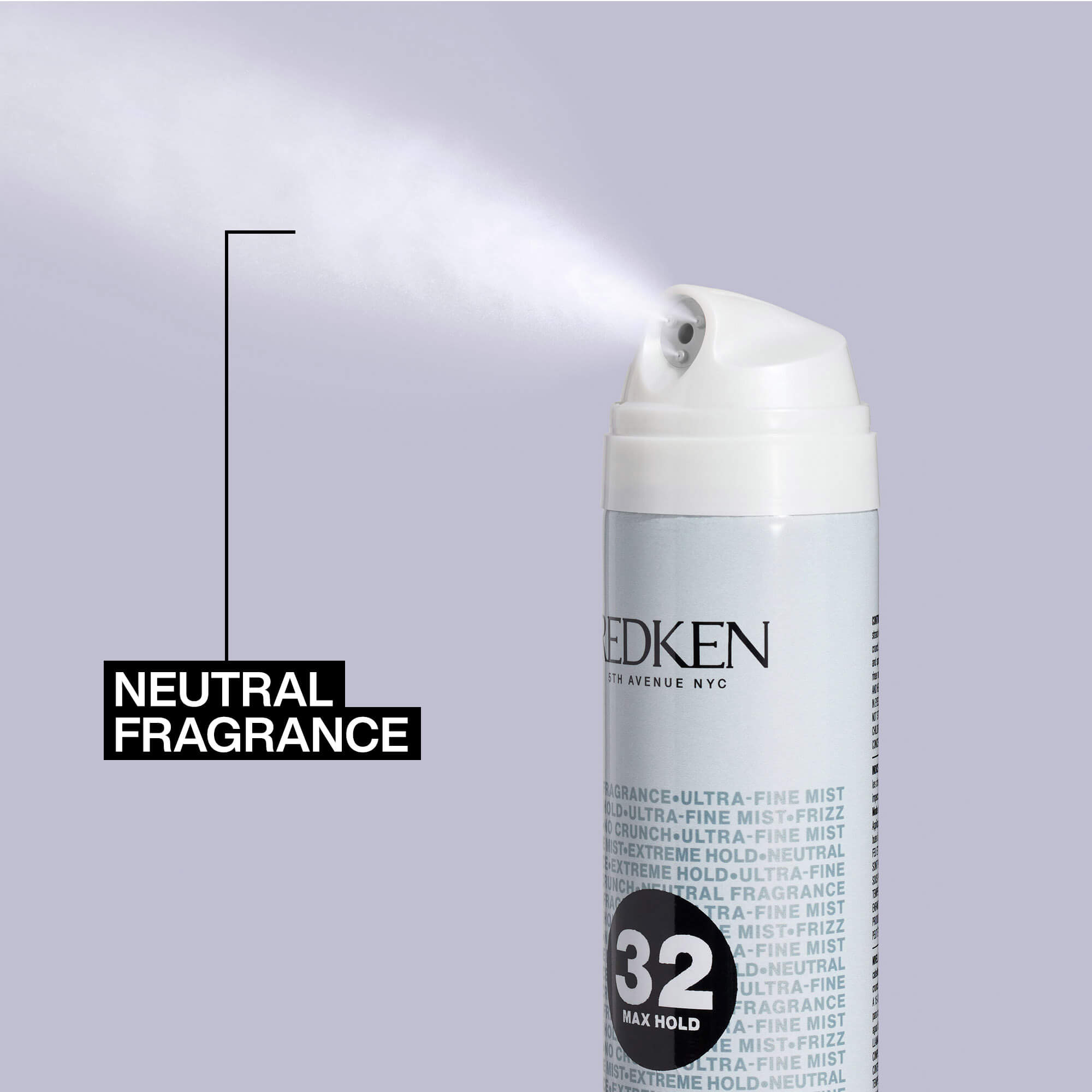 Redken Max Hold Hairspray Neutral Fragrance texture