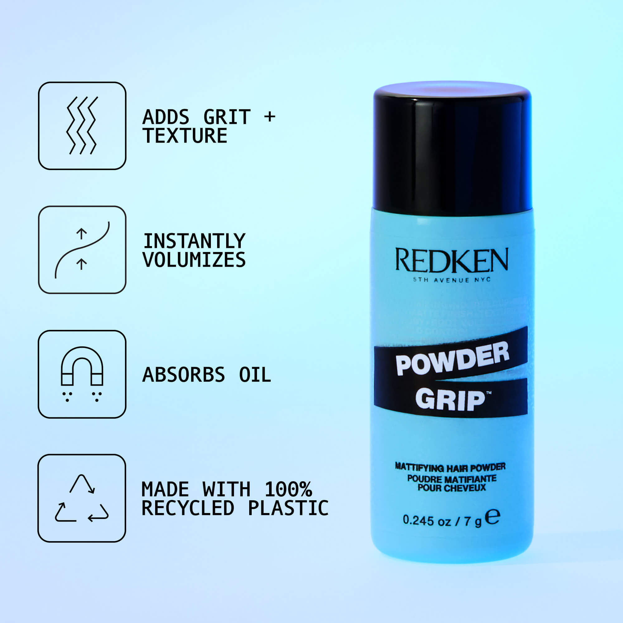 Powder Grip: Root volumizing & texturizing hair powder benefits