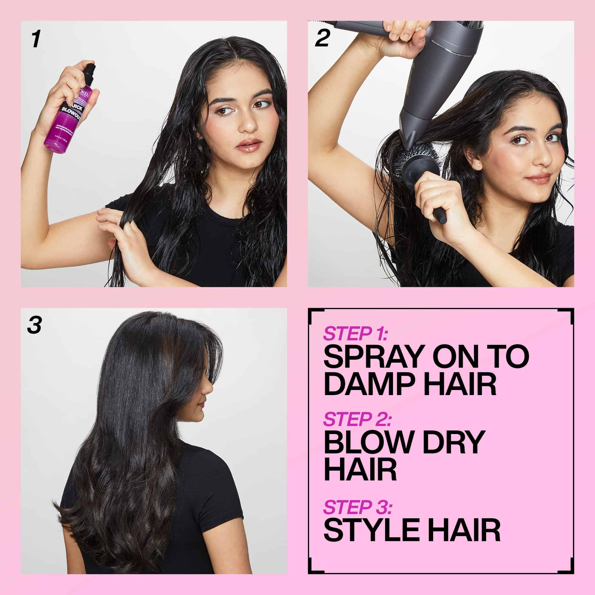 Spray d'apprêt Quick Blowout